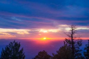 High in the Sky Islands, sunsets are epic and forest fires and freezes more common than on the basin floor in Tucson.