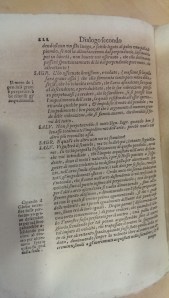 The text is full of what looks like footnotes from the author, commenting on what the characters are saying.